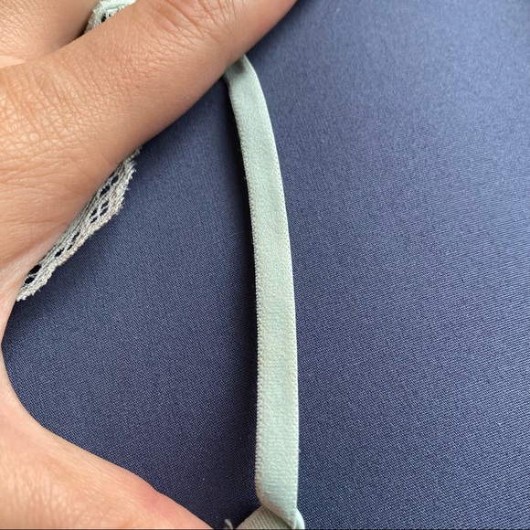 FREE PEOPLE BLUE LACE UNDERWIRE RACER BACK BRA - Picture 7 of 10